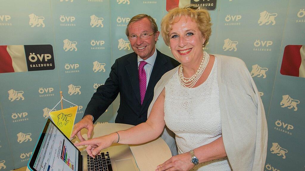 Vor allem die ÖVP freute sich am Sonntagabend über das Ergebnis der EU-Wahlen.