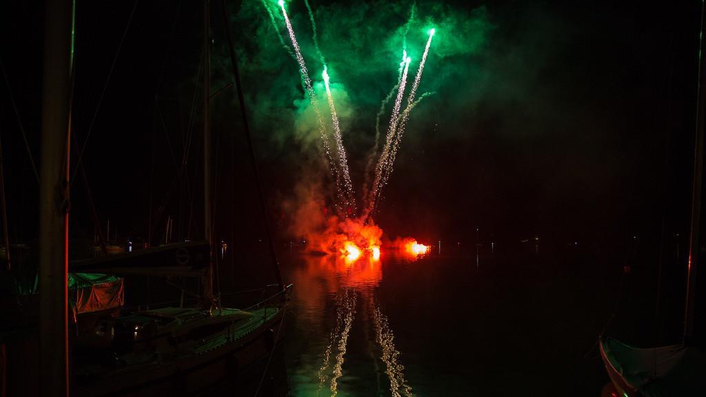 Das spektakuläre Feuerwerk am Seefest Mattsee