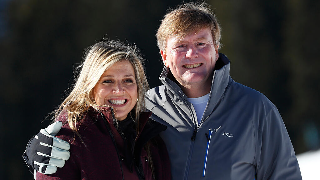 Holländische Königsfamilie in Lech am Arlberg