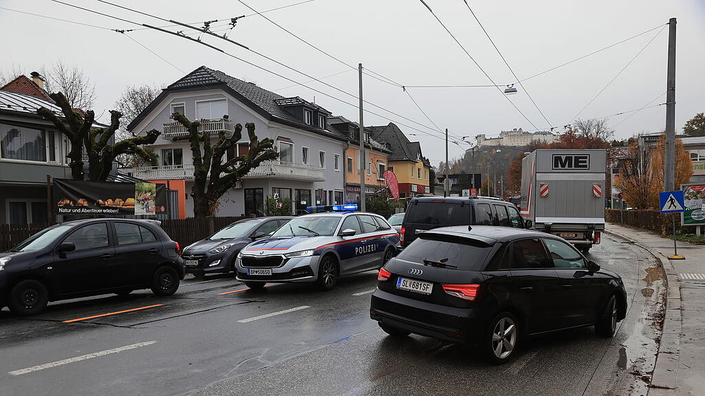 Nadelöhr für Autofahrer im Nonntal