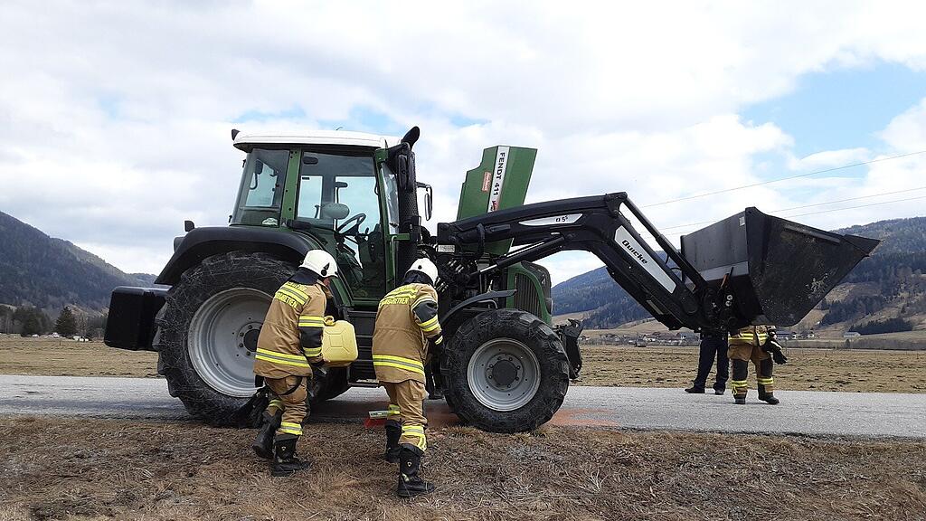 traktorbrand st. margarethen im lungau