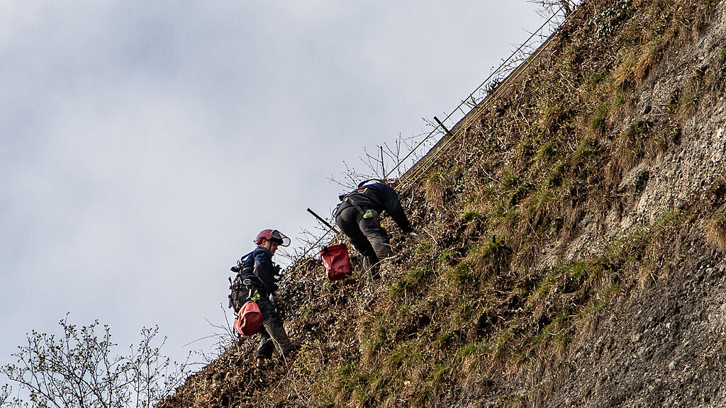 Bergputzer in Salzburg im Einsatz