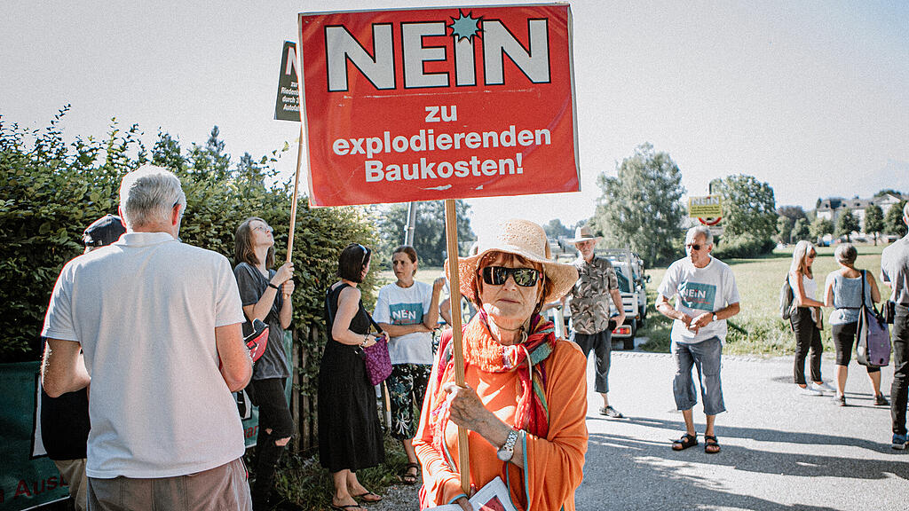Protest gegen Ausbau der Altstadtgarage