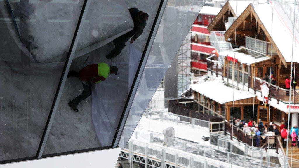 Letzte Vorbereitungen in Schladming
