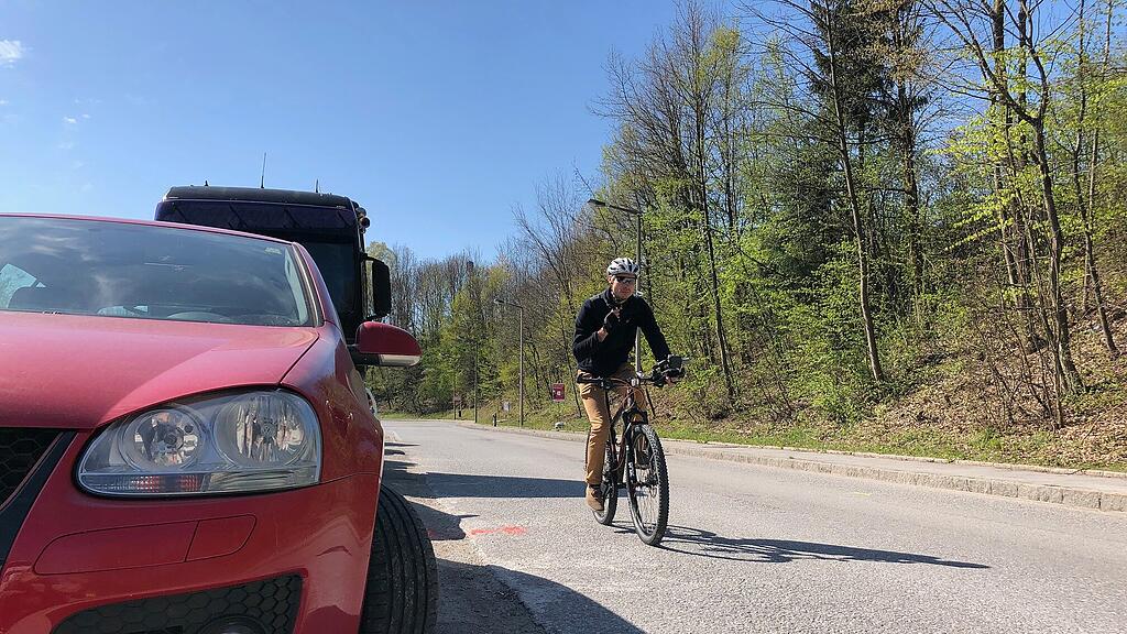 Abstandmessungen Radfahrer