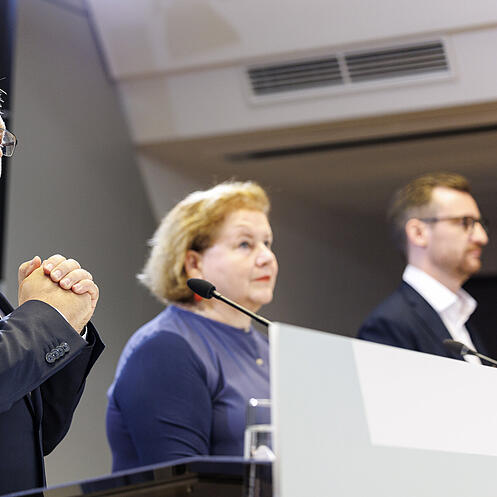 PK DER BUNDESREGIERUNG "PENSIONSANPASSUNG 2026": WÖGINGER/SCHUMANN/GASSER