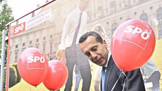 Neue SPÖ-Plakatserie zeigt Kern mit Kindern