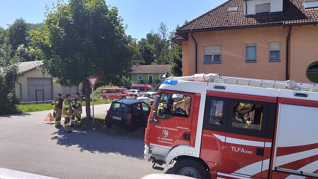 Stromverteilerkasten in St. Georgen in Brand