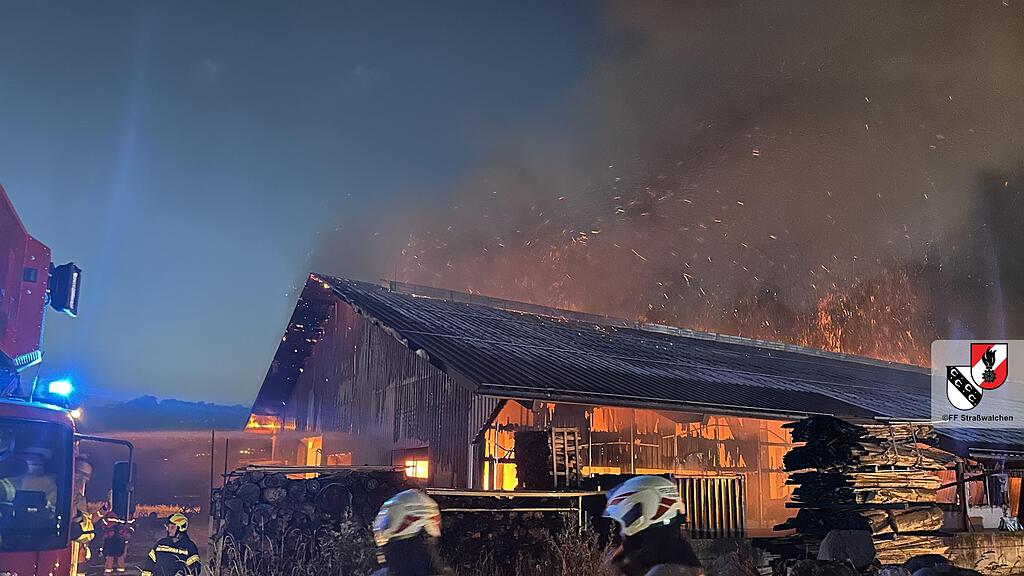 Großbrand in Pöndorf