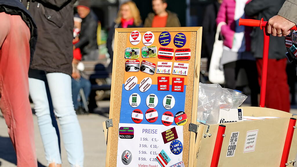 Corona-Protestmarsch in Salzburg