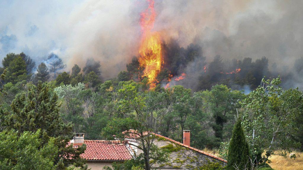 Feuer in Südfrankreich