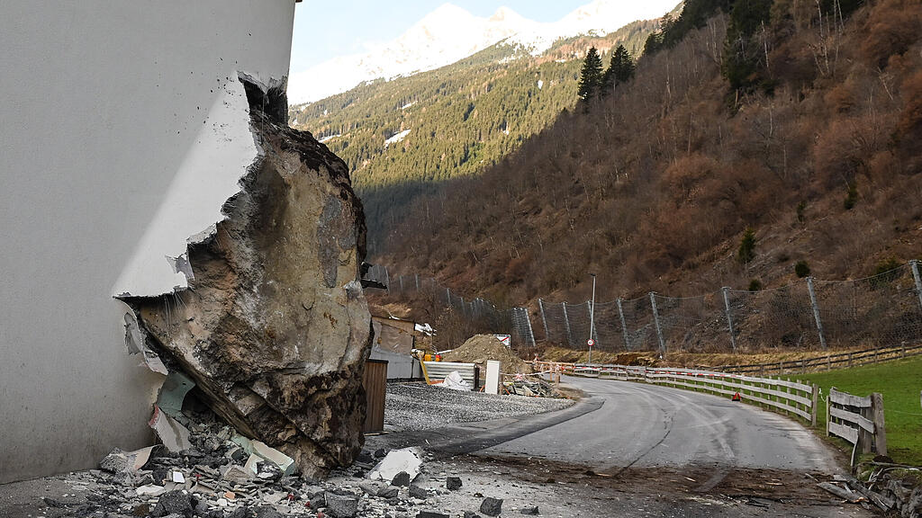 Felssturz Stubaital