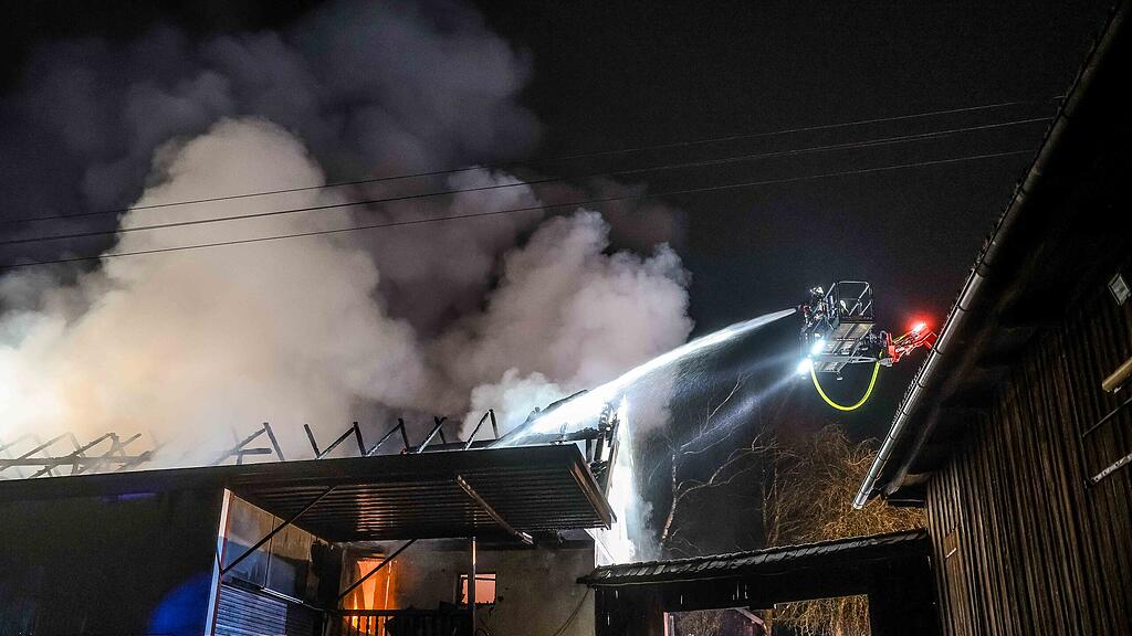 Großbrand in Burgkirchen