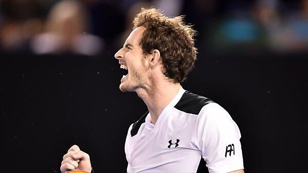 Einen befreiten Siegerschrei ließ Andy Murray los