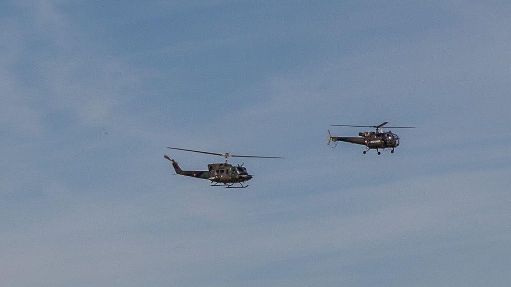 Übungsflug des Bundesheeres