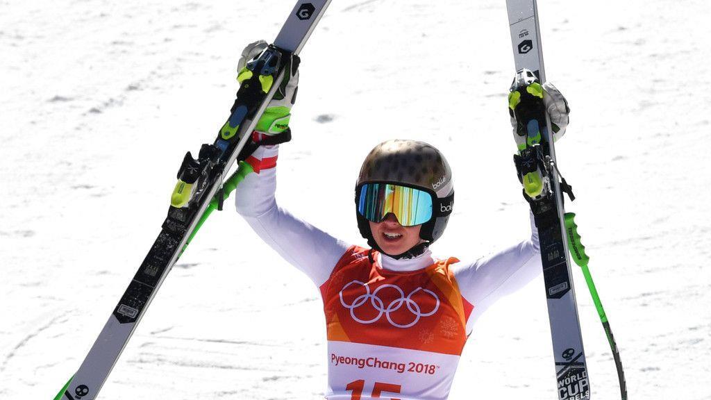 Olympia: Anna Veith holt Super-G-Silber