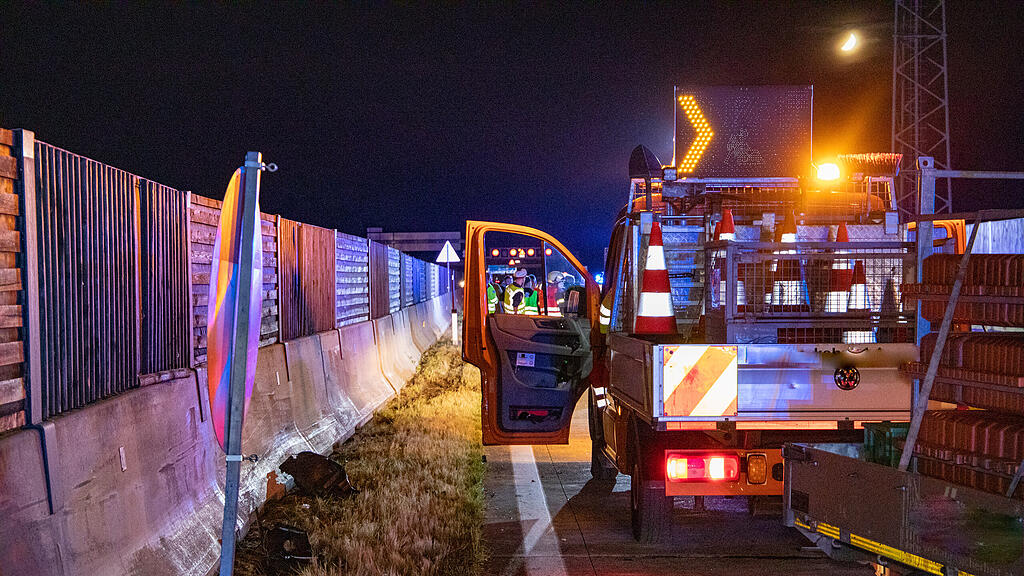 Arbeiter auf A1 erfasst