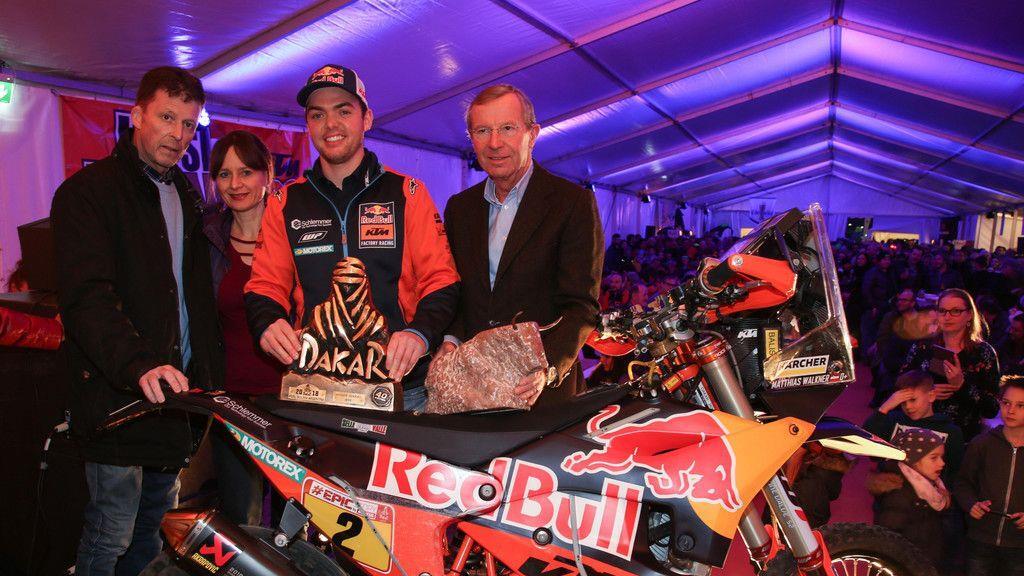 Dakar-Champion Matthias Walkner wird in Kuchl gefeiert II