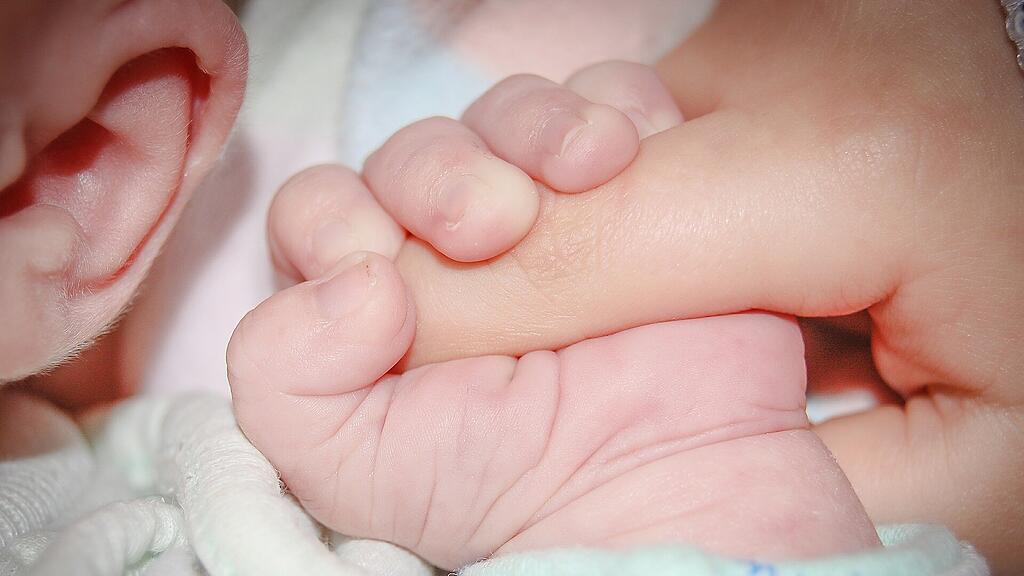 Baby, Hand, Neugeboren, Familie, SB