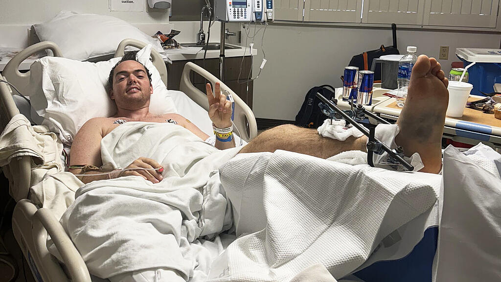 Walkner im Krankenbett in Palm Springs
