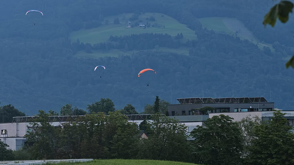 Festungsflug der Paragleiter