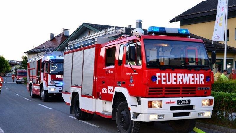 Feuerwehrübung in Grödig