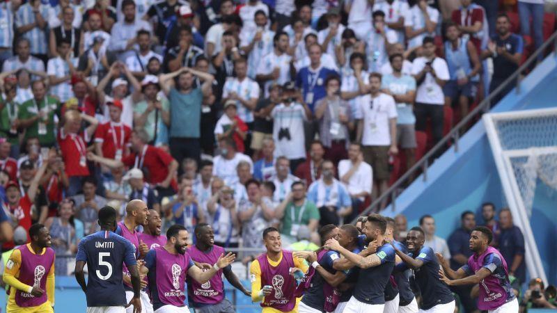 Fußball-WM: Frankreich - Argentinien 4:3