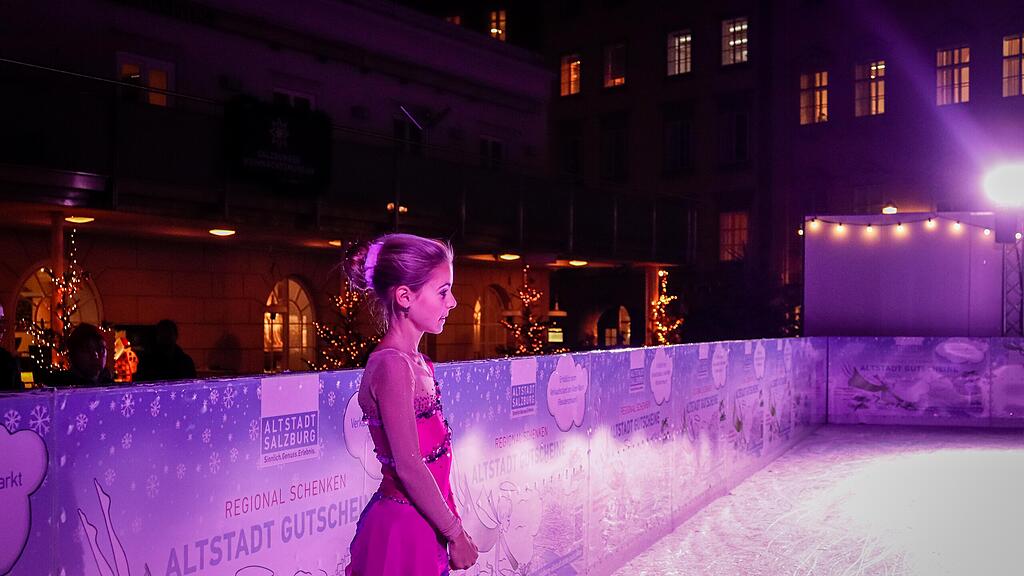 Die "Eiszauber" Er\u00f6ffnung am Salzburger Christkindlmarkt