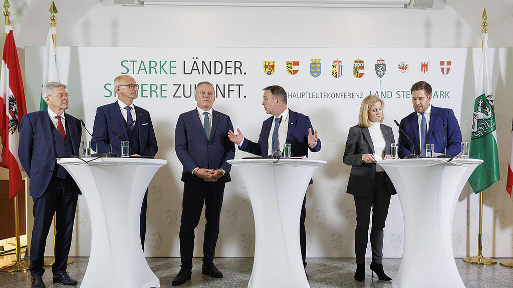 PK NACH LANDESHAUPTLEUTEKONFERENZ: KAISER / MATTLE / KUNASEK / BABLER / MEINL-REISINGER / PRLL