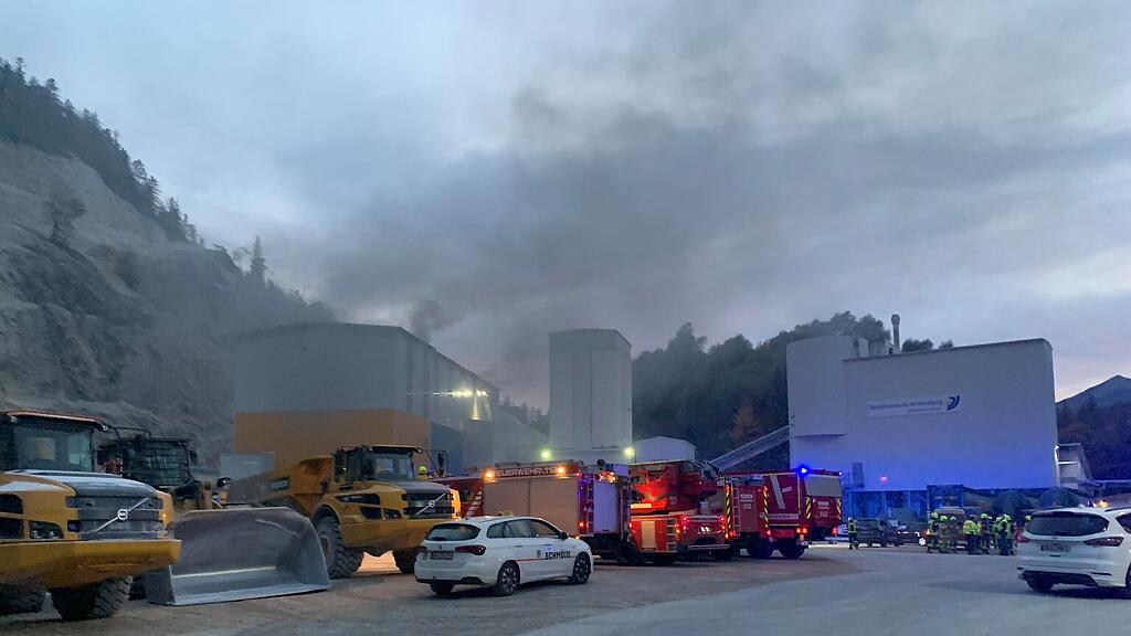 Brand Industrieanlage Schneizlreuth
