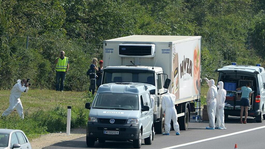 Im August 2015 erstickten 71 Menschen diesem Kühllaster