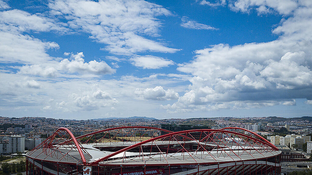 Blick auf das Stadion Luz in Lissabon