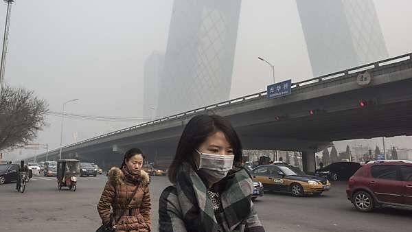 Luftverschmutzung in China wieder bei Warnstufe "Orange"