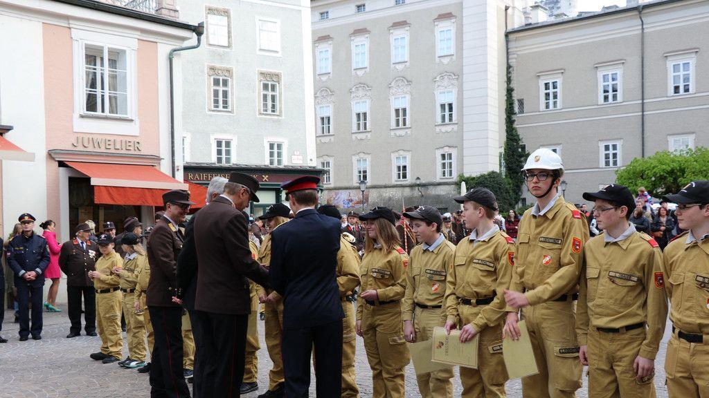 Florianifeier der Freiwilligen Feuerwehr Stadt Salzburg