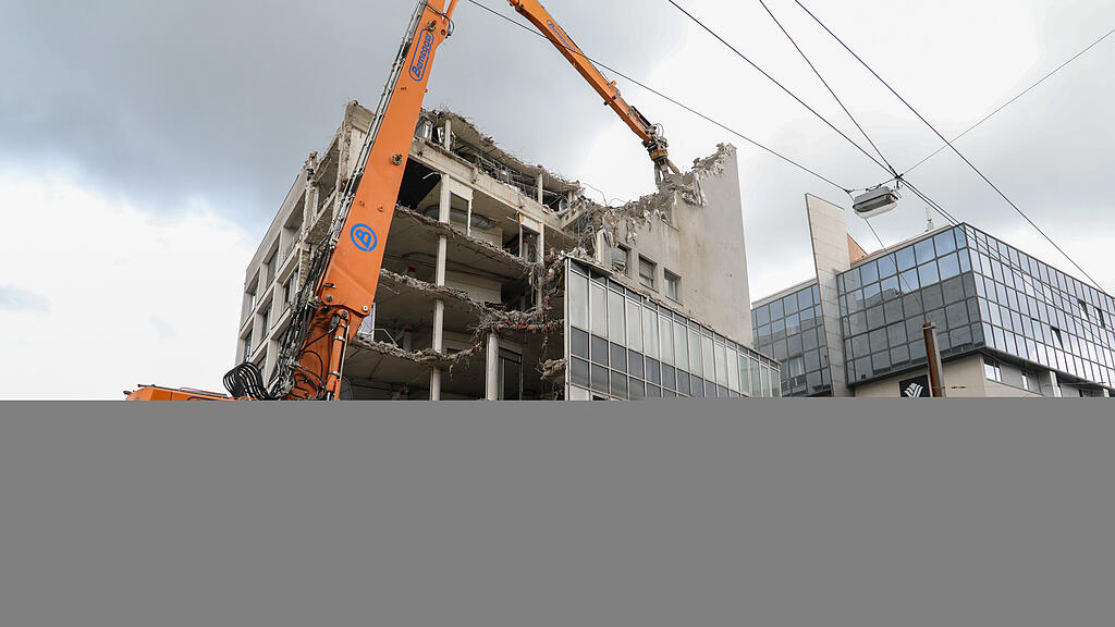 Baustelle LDZ: Abrissarbeiten