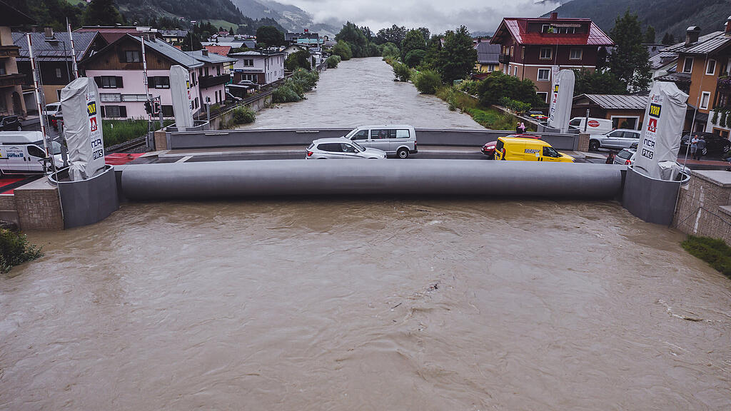 Hochwasser in Mittersill