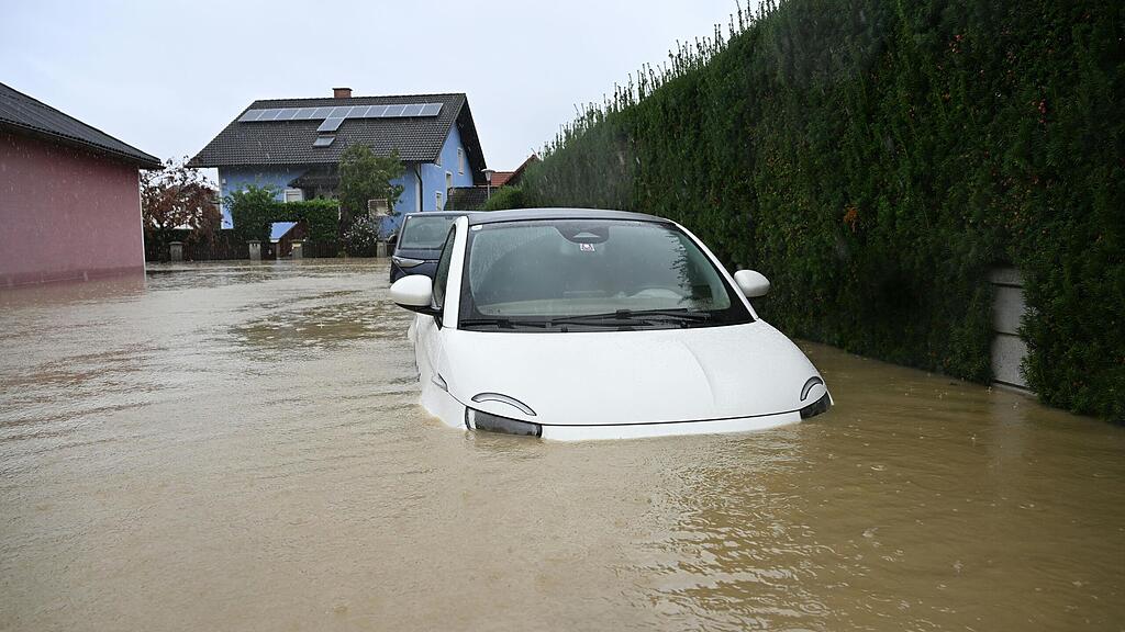 Auto Hochwasser