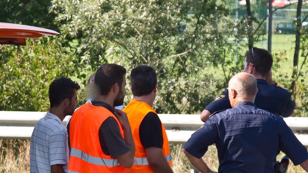 Flüchtlinge bei Salzburg-Nord ausgesetzt