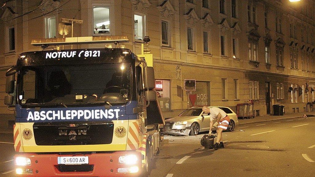 Crash in der Gabelsbergerstraße