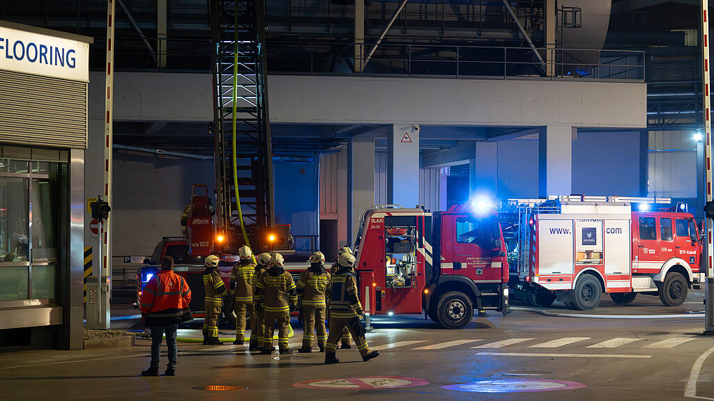 Brand bei Kaindl in Wals I