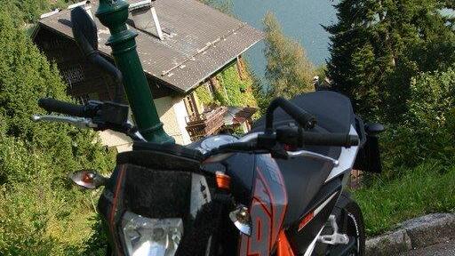 Motorradunfall auf B154