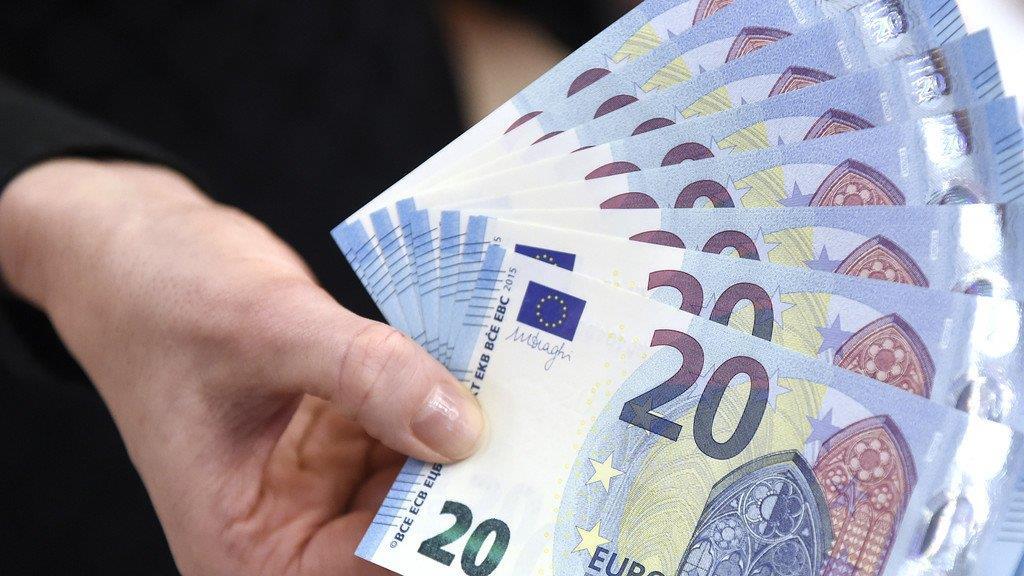 Der neue 20-Euro-Schein wird vorgestellt