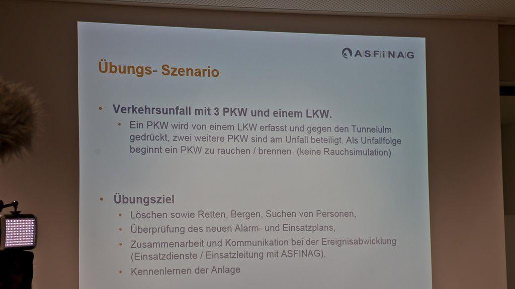 Feuertaufe: Großübung im Lieferinger Tunnel