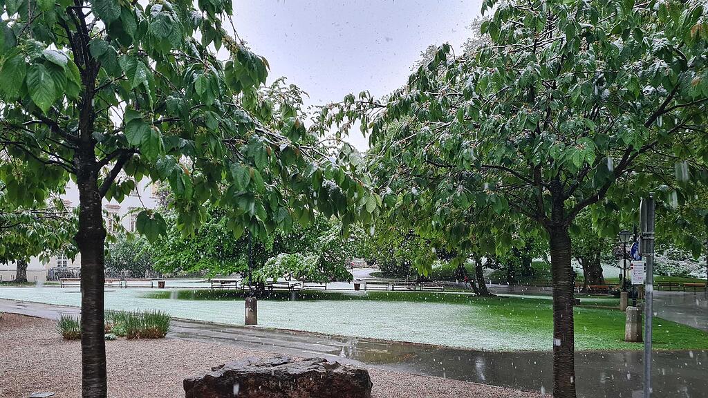 Neuschnee im April