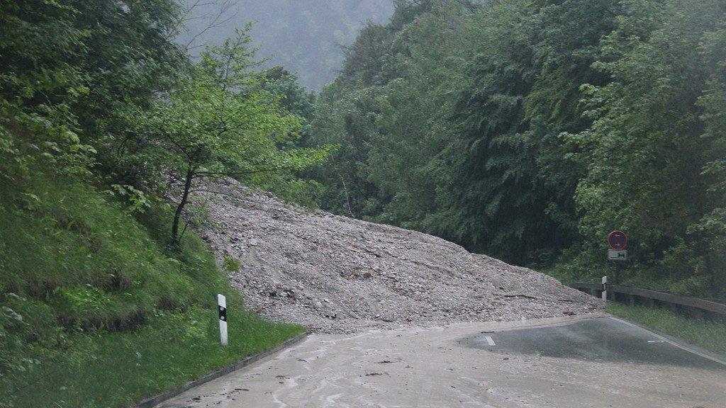 Hochwasseralarm im Lkr. Berchtesgadener Land