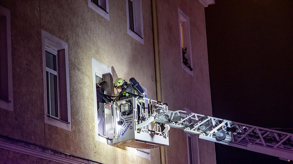 Keller-Brand in der Elisabethstraße