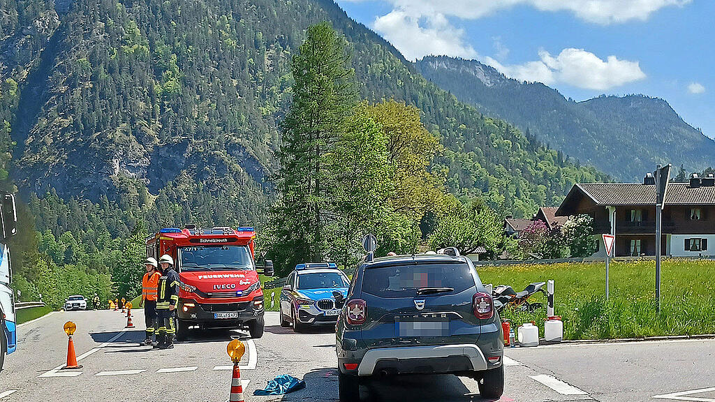 Motorrad vs Pkw Schneizlreuth