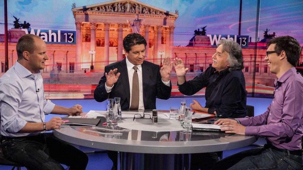 NEOS, KPÖ und Piraten in der ORF-Debatte zur NR-Wahl