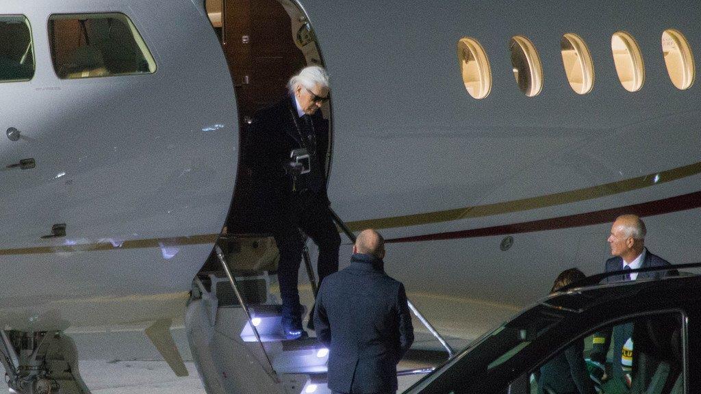 Karl Lagerfeld landet in Salzburg