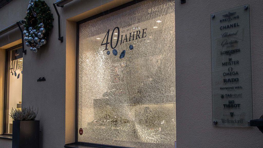 Einbruchsversuch bei Juwelier Nadler